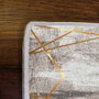 Conceptum Alfombra Hmnt452 Crema, Moca y Oro 100 x 150 cm